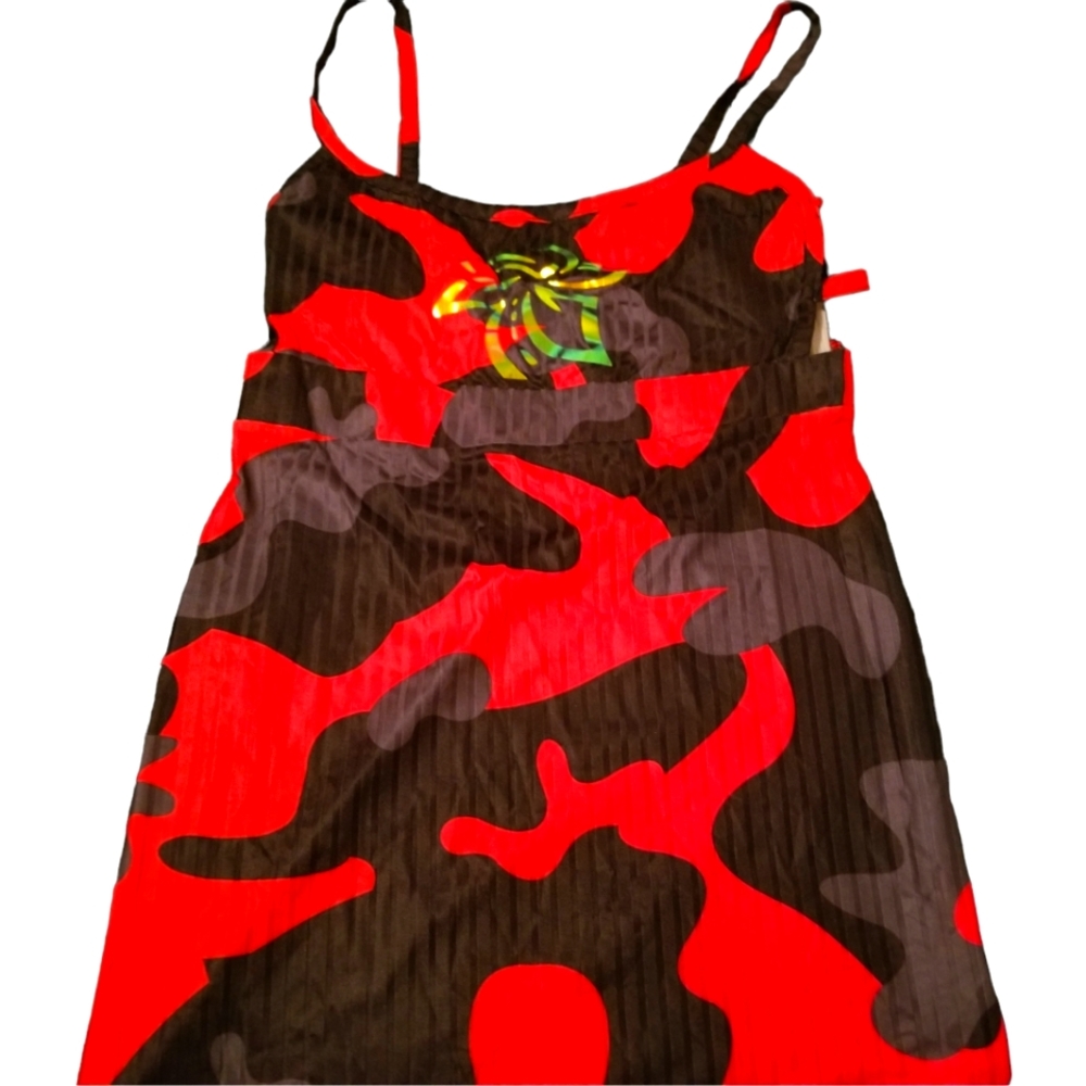 Women's camo mini dress